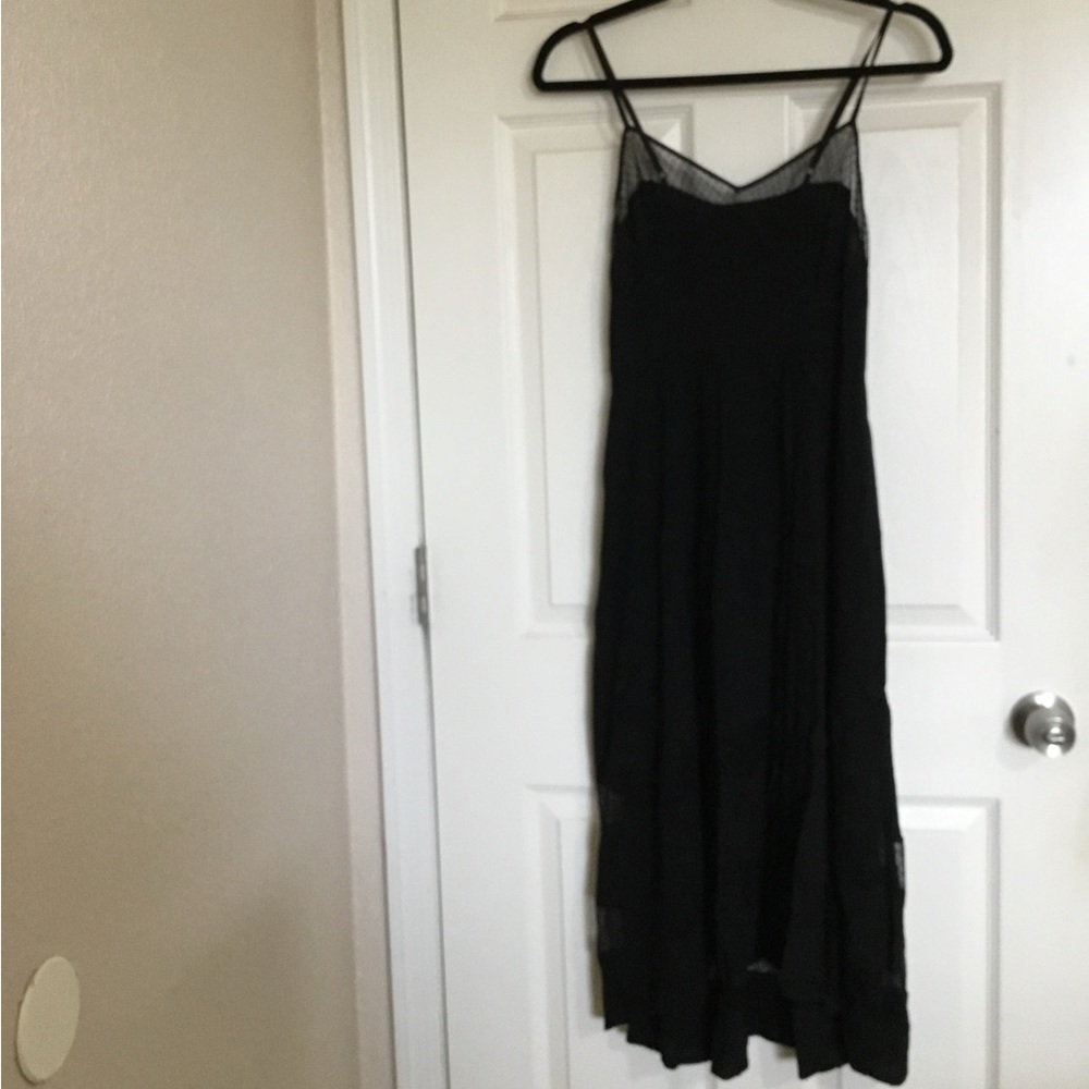 Namedless Black Spaghetti Strap Dress — Size Small